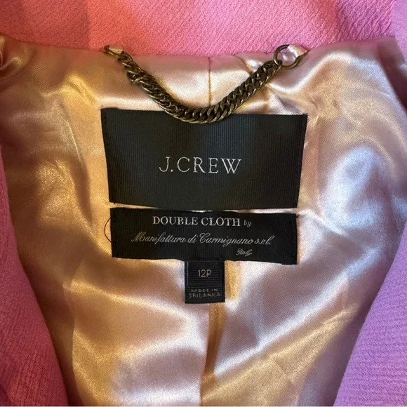 J.Crew Classic lady day coat in Pink Italian double-cloth wool with Thinsulate® - Picture 2 of 8